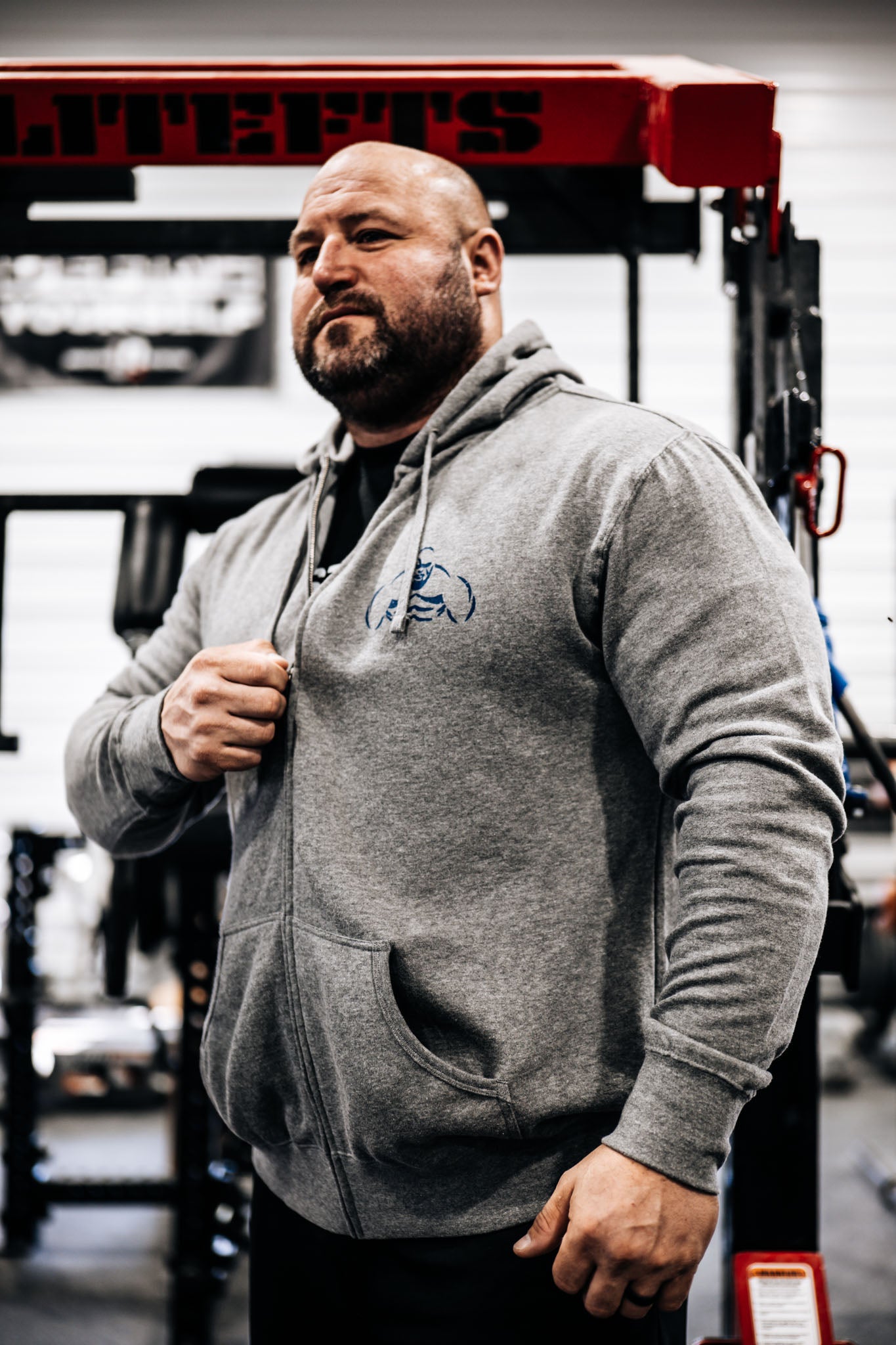 FLAG FIGURE ZIP UP - ALL SALES FINAL