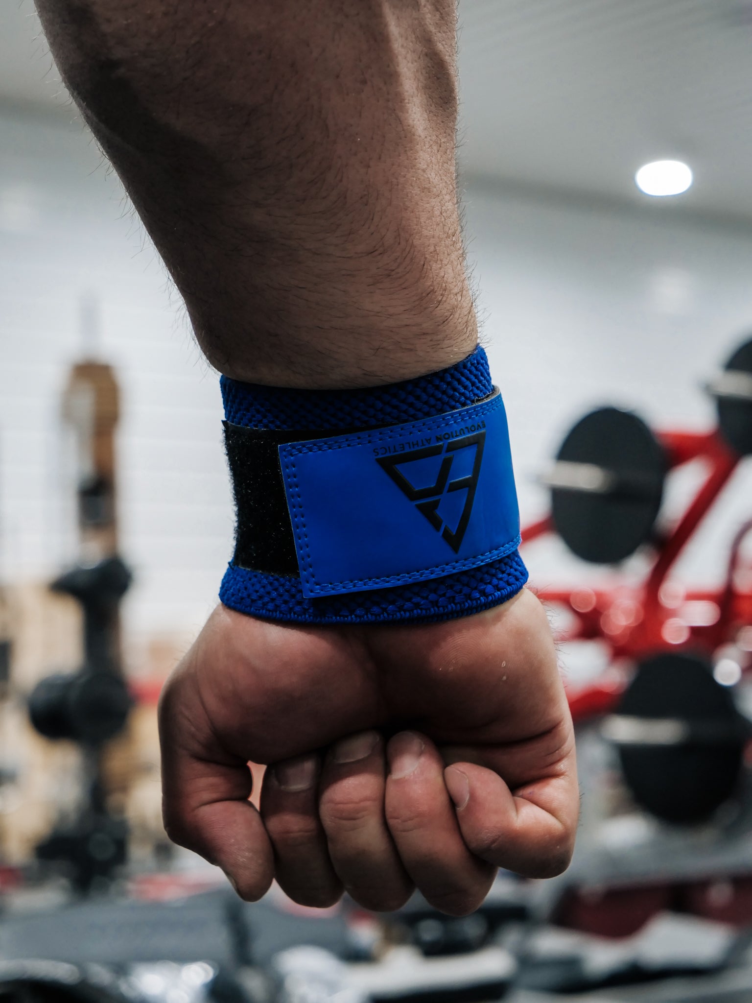 BLUE/BLACK WRIST WRAPS 20